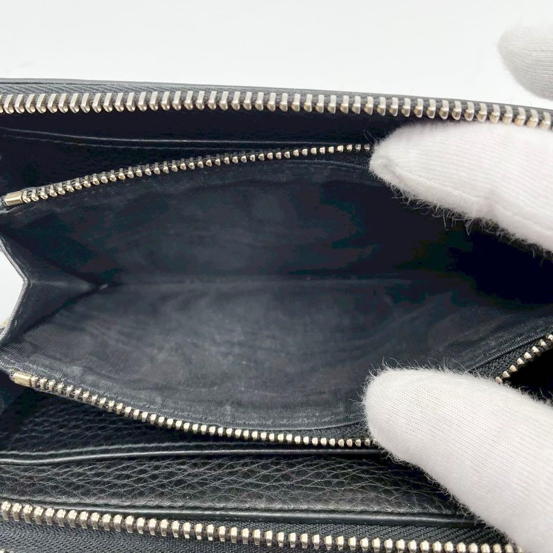 良品　グッチ　長財布　ソーホー　ダブルジップ　インターロッキング　ユニセックス