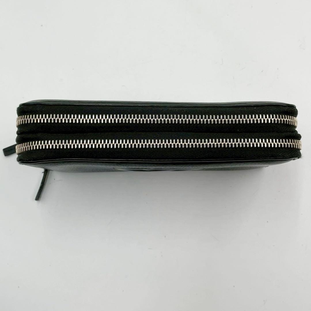 良品　グッチ　長財布　ソーホー　ダブルジップ　インターロッキング　ユニセックス