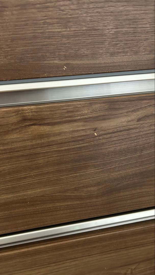 tethujinmama 食器棚 キッチンボード 木目調 ウォルナット