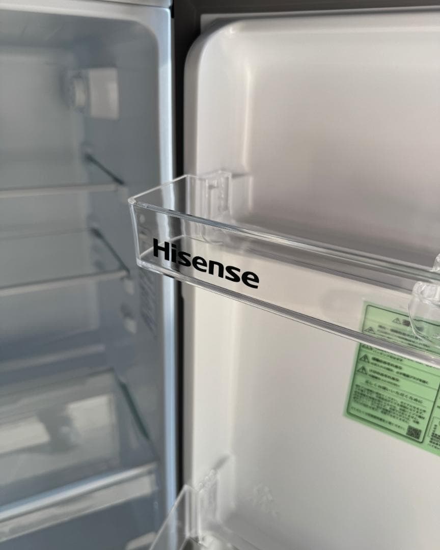 設置まで✨ Hisense 一人暮らし用冷蔵庫 124L✨ 2024年製⭕️