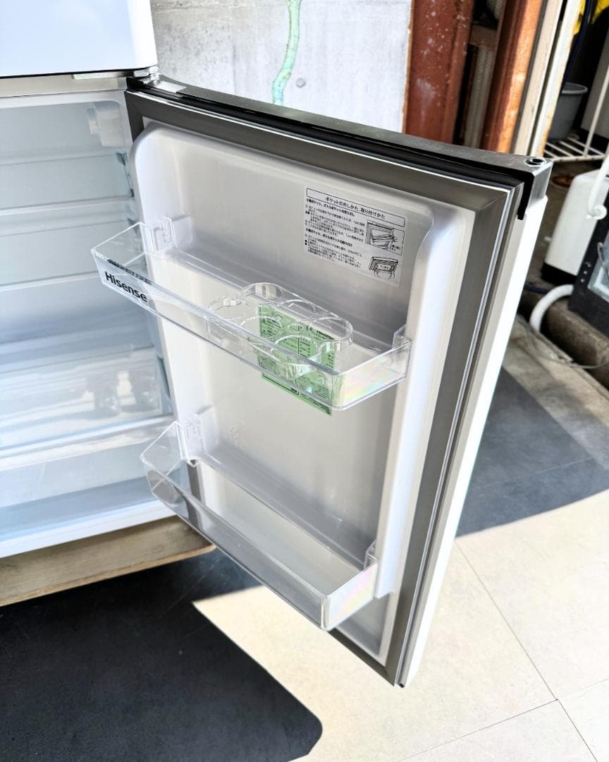 設置まで✨ Hisense 一人暮らし用冷蔵庫 124L✨ 2024年製⭕️