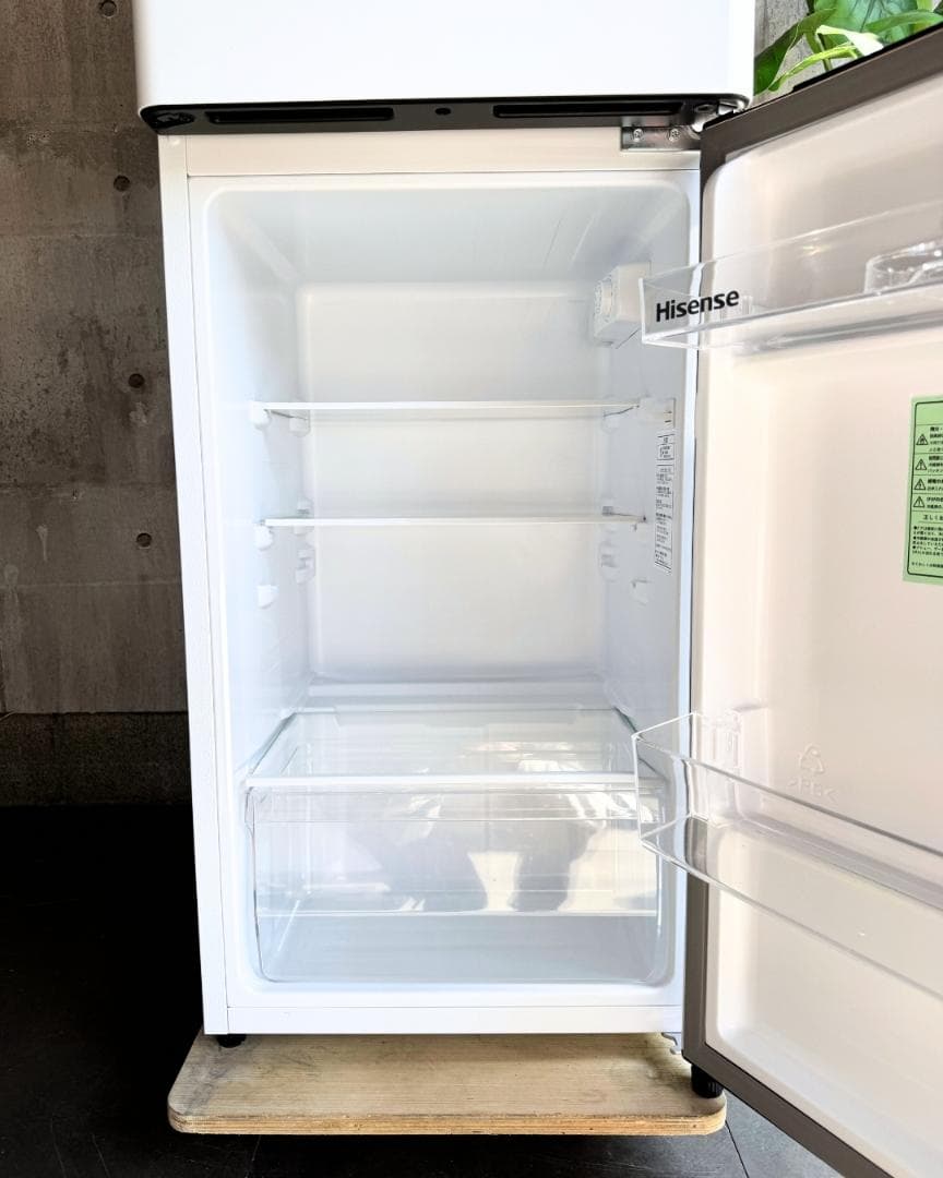 設置まで✨ Hisense 一人暮らし用冷蔵庫 124L✨ 2024年製⭕️