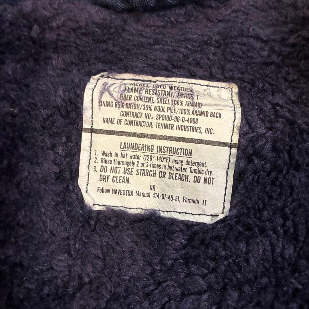 米軍実物 U.S.NAVY アラミド デッキジャケット 90s