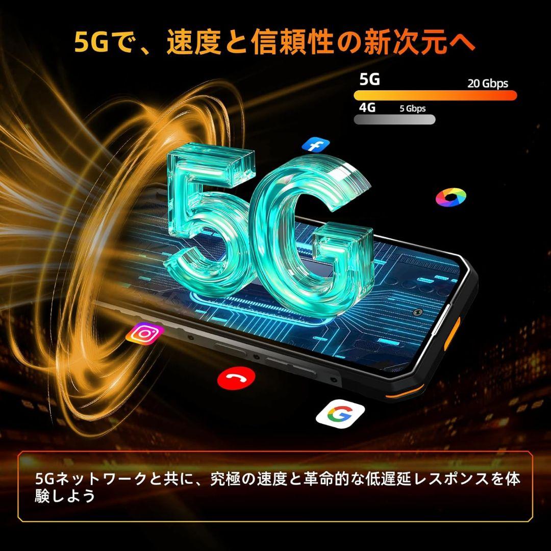 OUKITEL WP58 Pro タフネススマホ 5G 512GB 技適あり