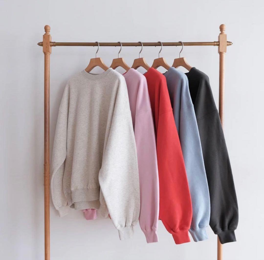 新品SeaRoomlynn Volume Sweat プルオーバー ライトブルー