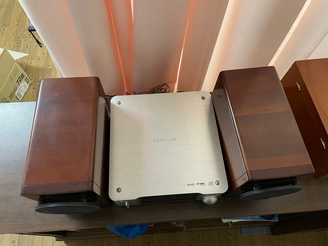 Victor ウッドコーンスピーカー　台付！本体ジャンク