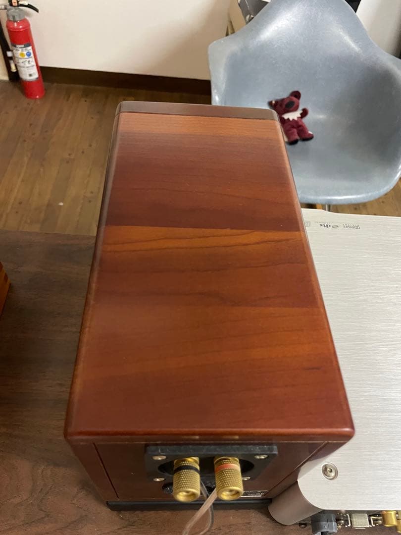 Victor ウッドコーンスピーカー　台付！本体ジャンク