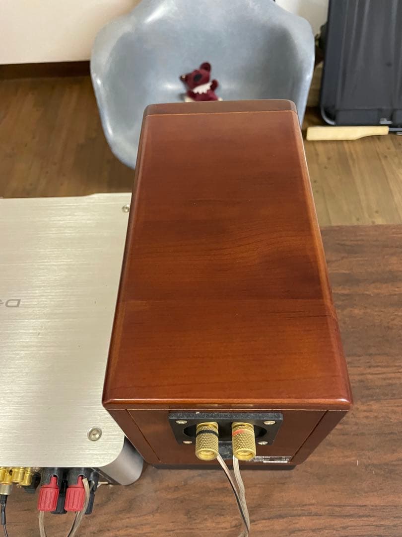 Victor ウッドコーンスピーカー　台付！本体ジャンク