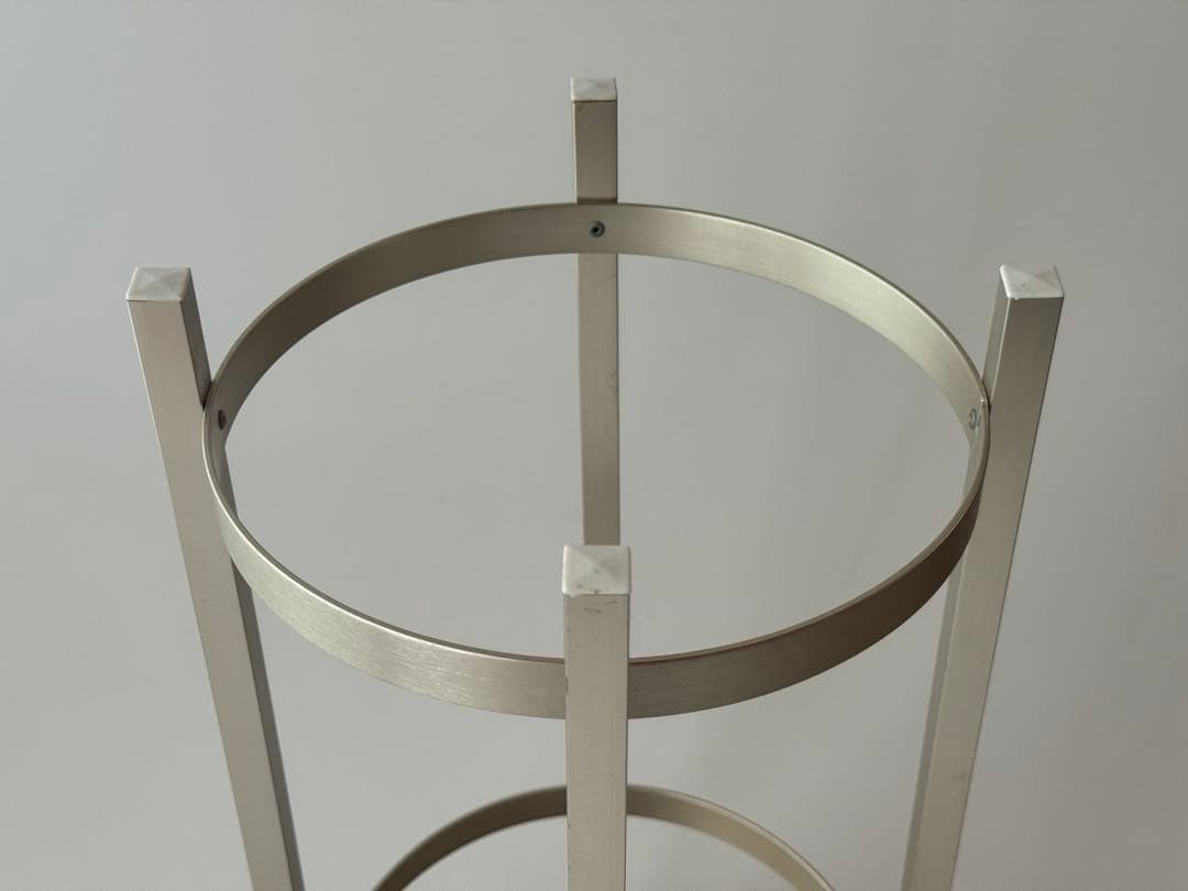 ポストモダン ステンレス 傘立て デッドストック 昭和レトロ 未使用