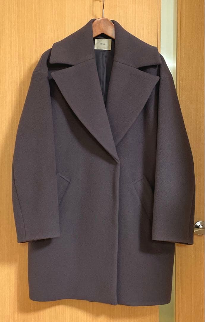 ☆チル✩.*˚☆イエナ super140 ウールコクーンショートコート