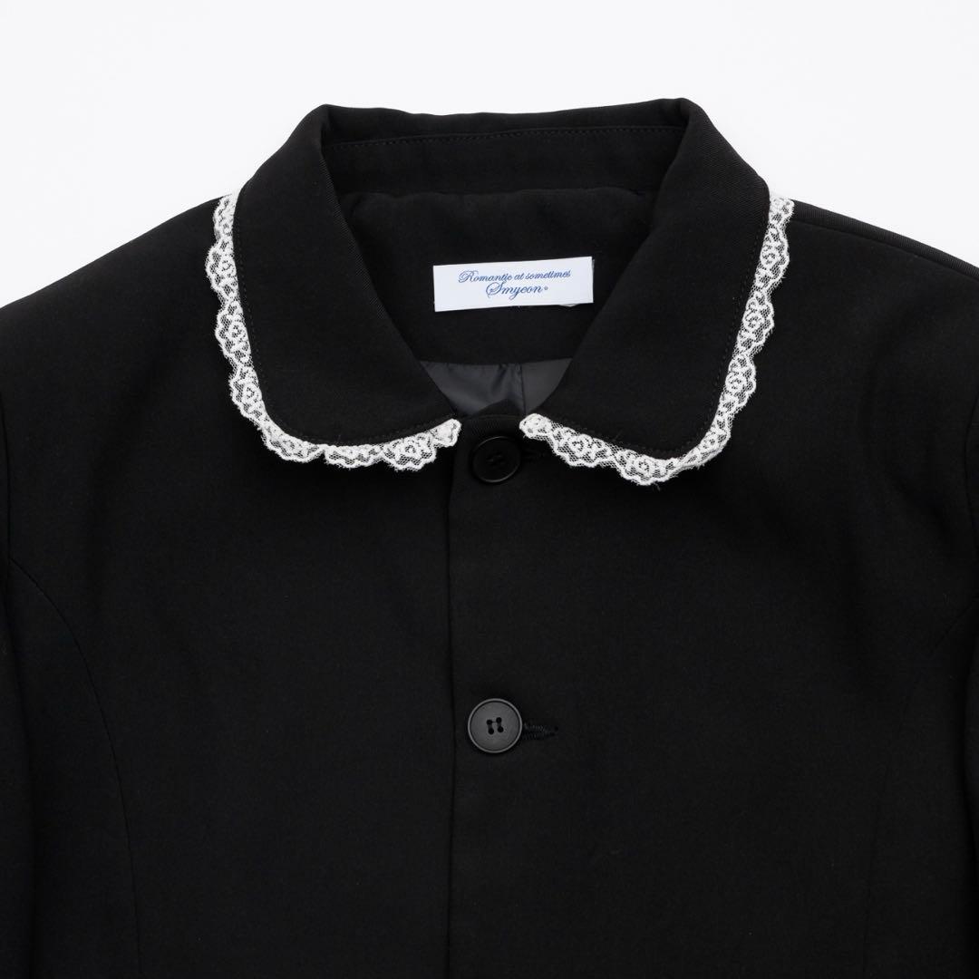 Smyeon レース付き コンパクト ジャケット