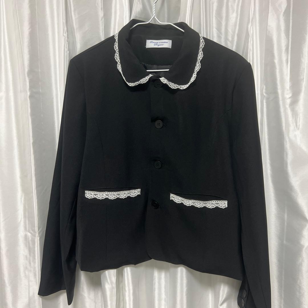 Smyeon レース付き コンパクト ジャケット