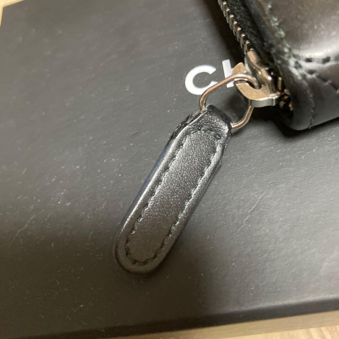 美品☆CHANEL ブラック ケース スタッズ☆カメリア☆カードケース☆