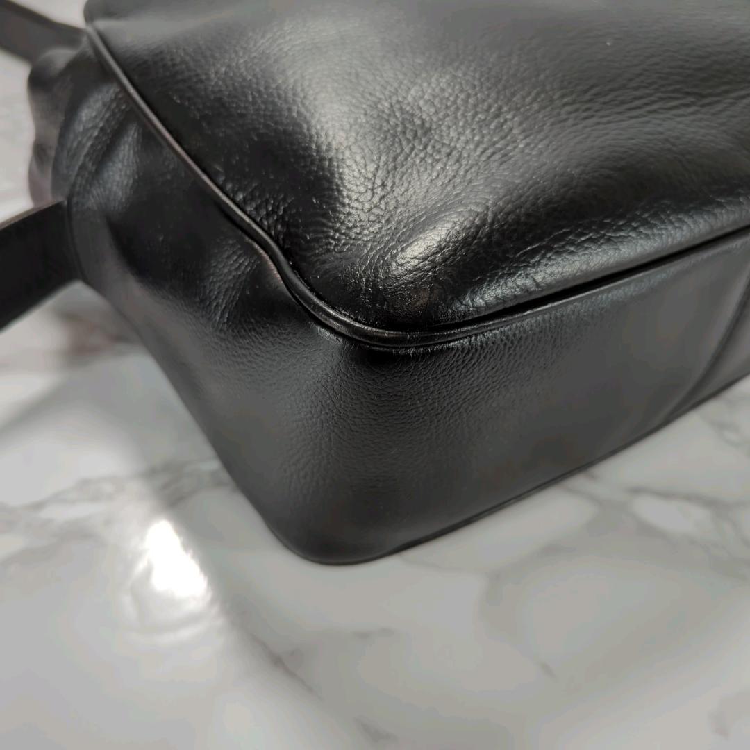 [美品]　LOEWE ロエベ アナグラム シ ョルダーバッグ ブラック