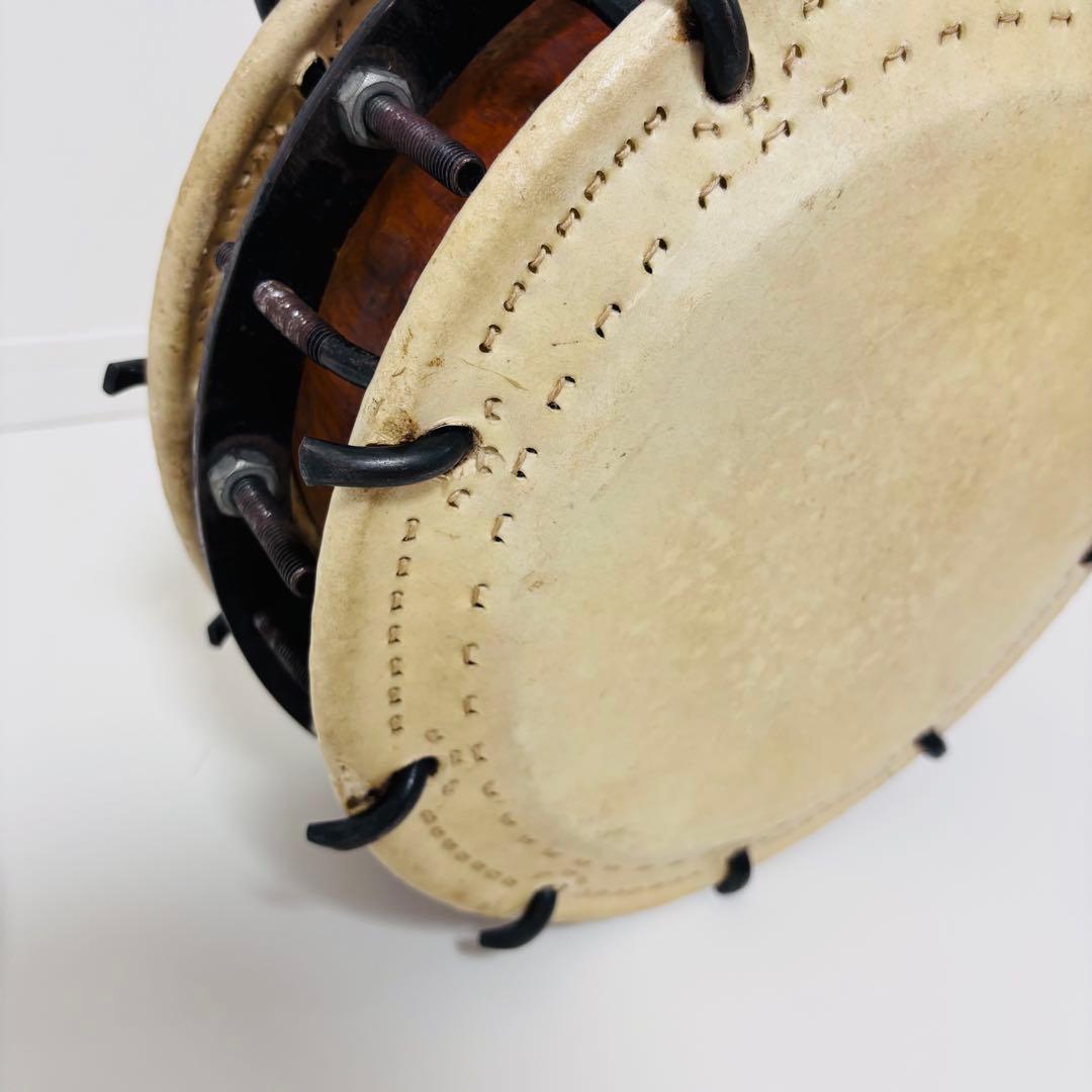 締太鼓　ボルト締め 和太鼓　立奏台付き　2丁掛け