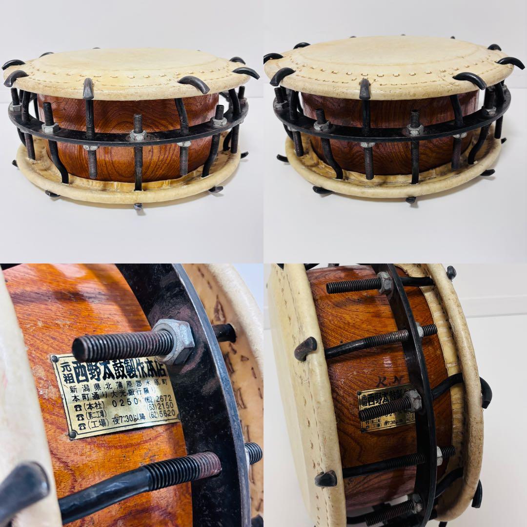 締太鼓　ボルト締め 和太鼓　立奏台付き　2丁掛け