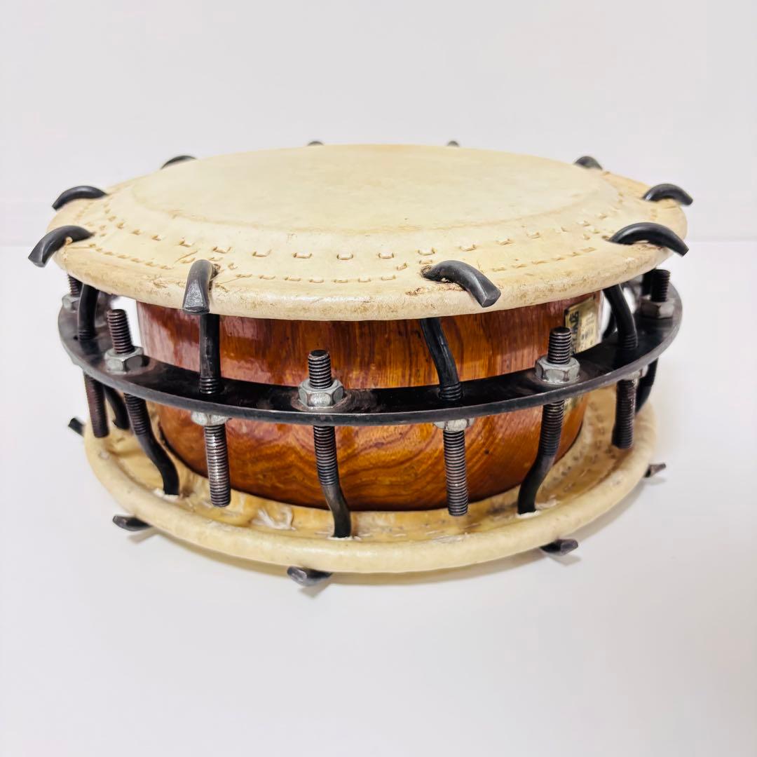 締太鼓　ボルト締め 和太鼓　立奏台付き　2丁掛け