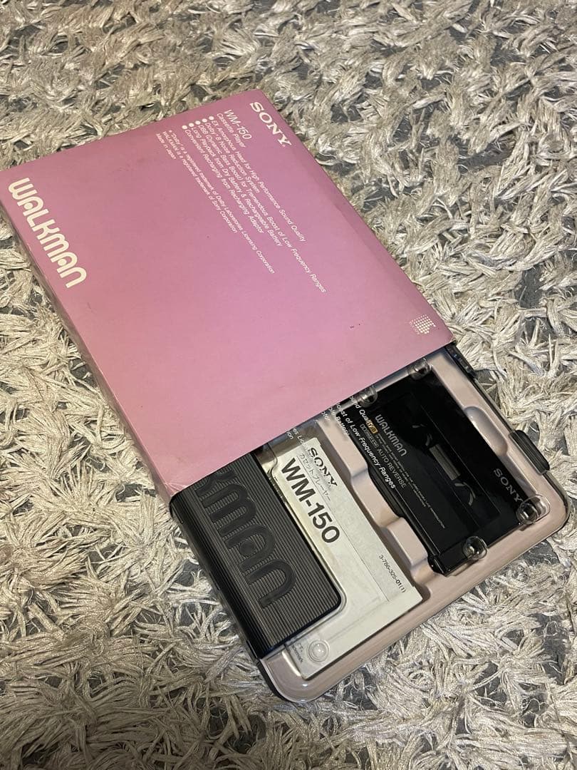 SONY WM-150 WALKMAN カセットプレーヤー　ケース付ウォークマン