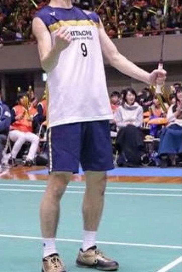 HITACHI 日立 ヨネックス YONEX バドミントン　ハーフパンツ　特注