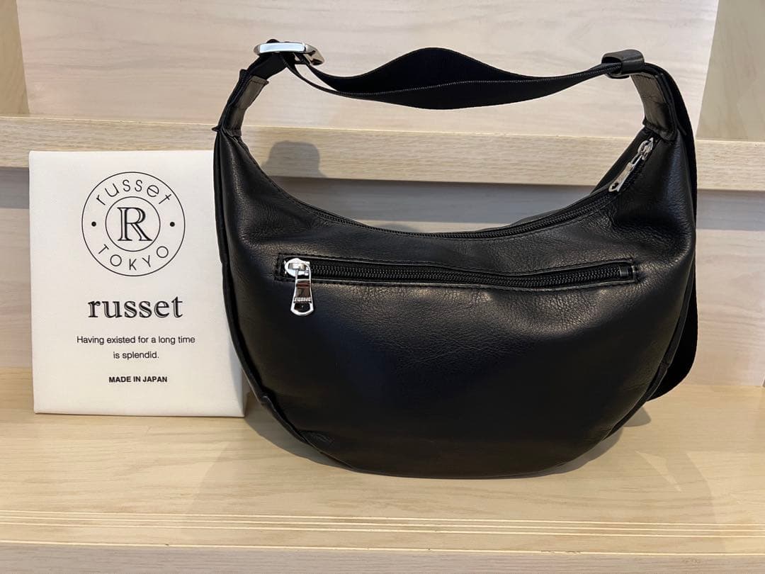 【russet】ソフトレザーラウンドショルダーバック(CE-1326)