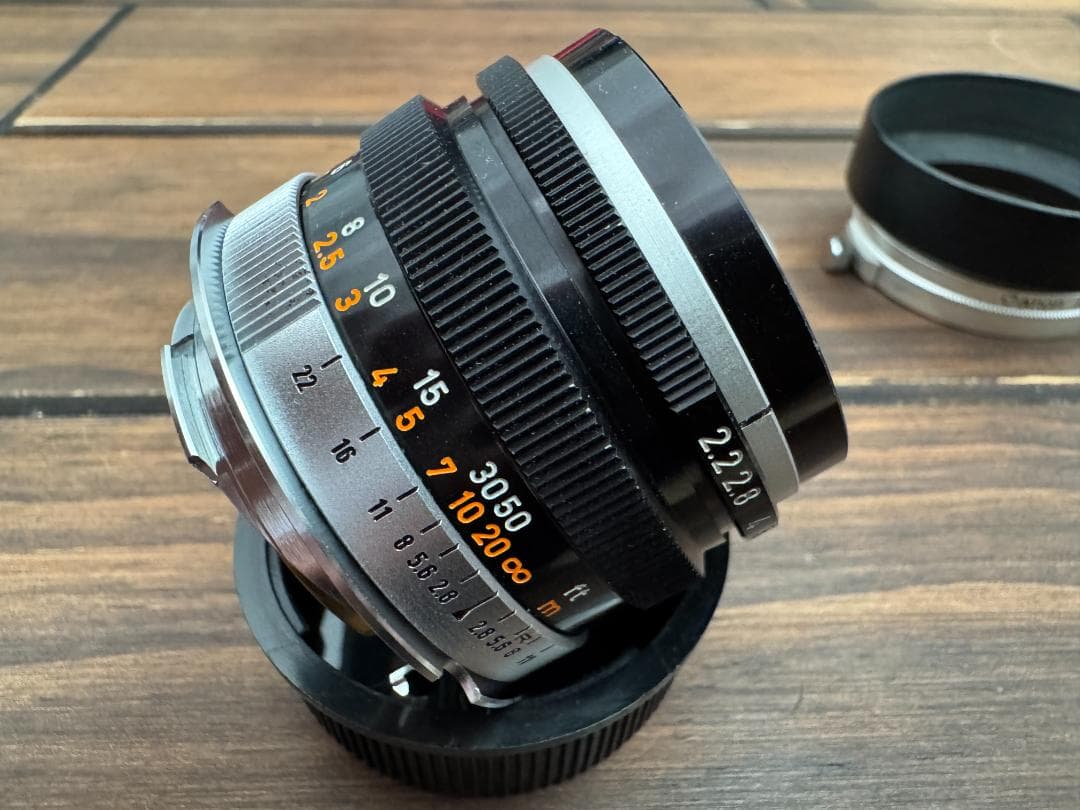 レア CANON LENS 50mm F2.2 L39 和製エルカン