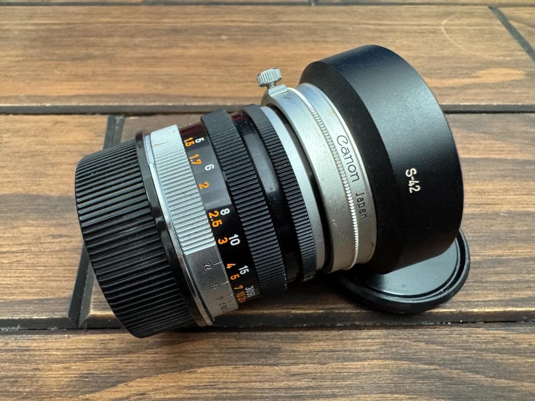 レア CANON LENS 50mm F2.2 L39 和製エルカン