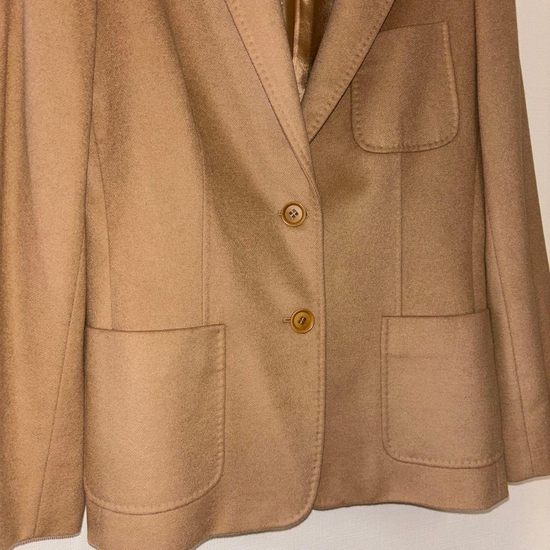 【美品】MaxMaraマックスマーラ♥︎テーラード／ウールジャケット　キャメル