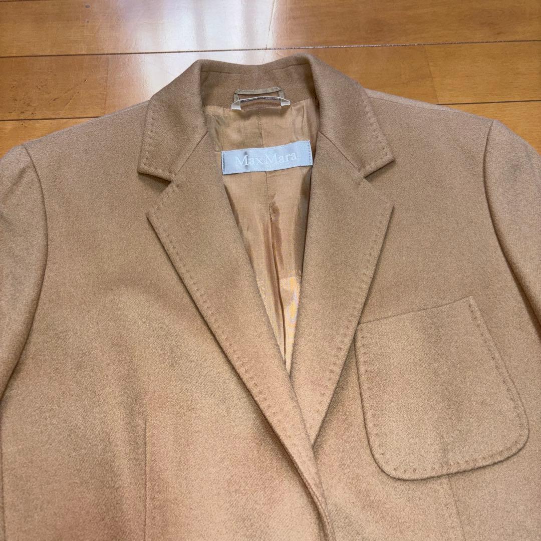 【美品】MaxMaraマックスマーラ♥︎テーラード／ウールジャケット　キャメル