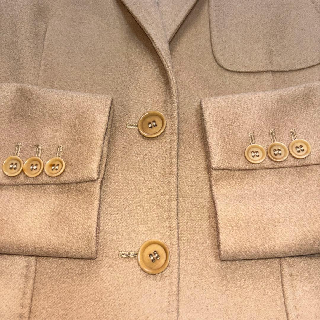 【美品】MaxMaraマックスマーラ♥︎テーラード／ウールジャケット　キャメル