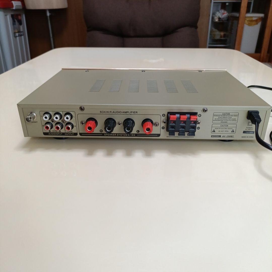 ⭐超美品⭐ブルートゥースステレオ AVサラウンドアンプ リモコン付き USB