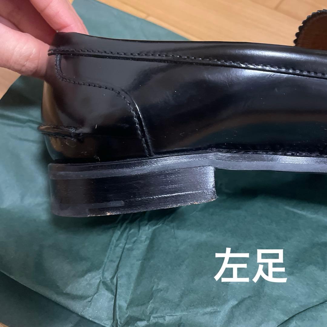 Church's イタリア製　ブラック レザー ローファー