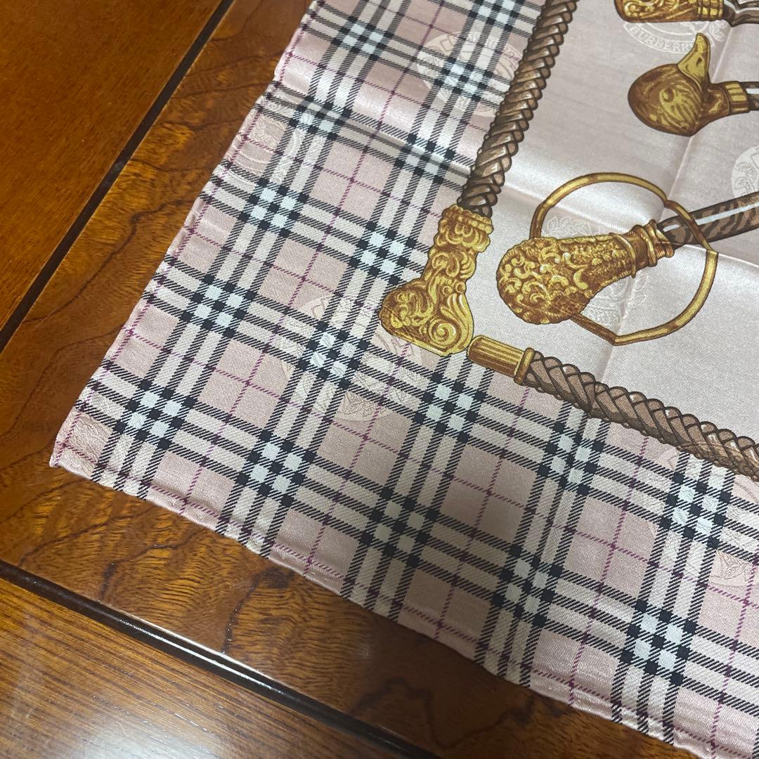 H*a様 Burberrys シルク&コットンハンカチ ーフ3枚セット