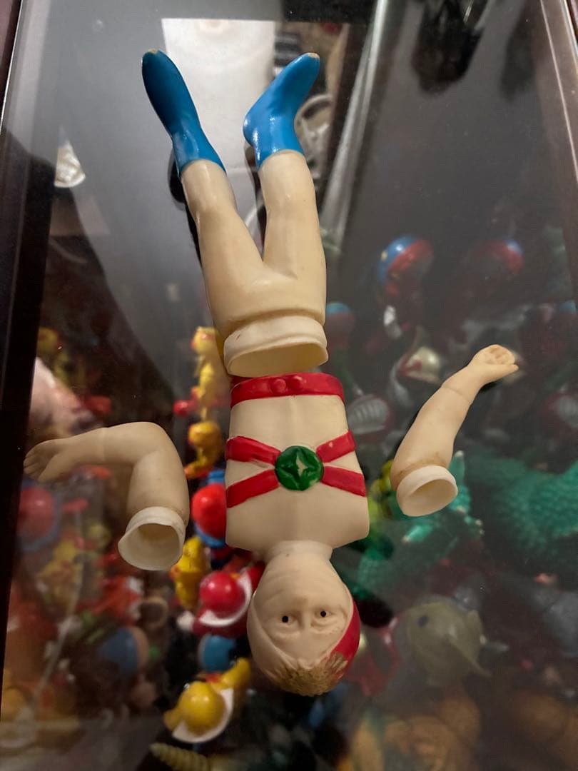 レインボーマン/ 当時物 無版権 パチ　ソフビ/盆踊り