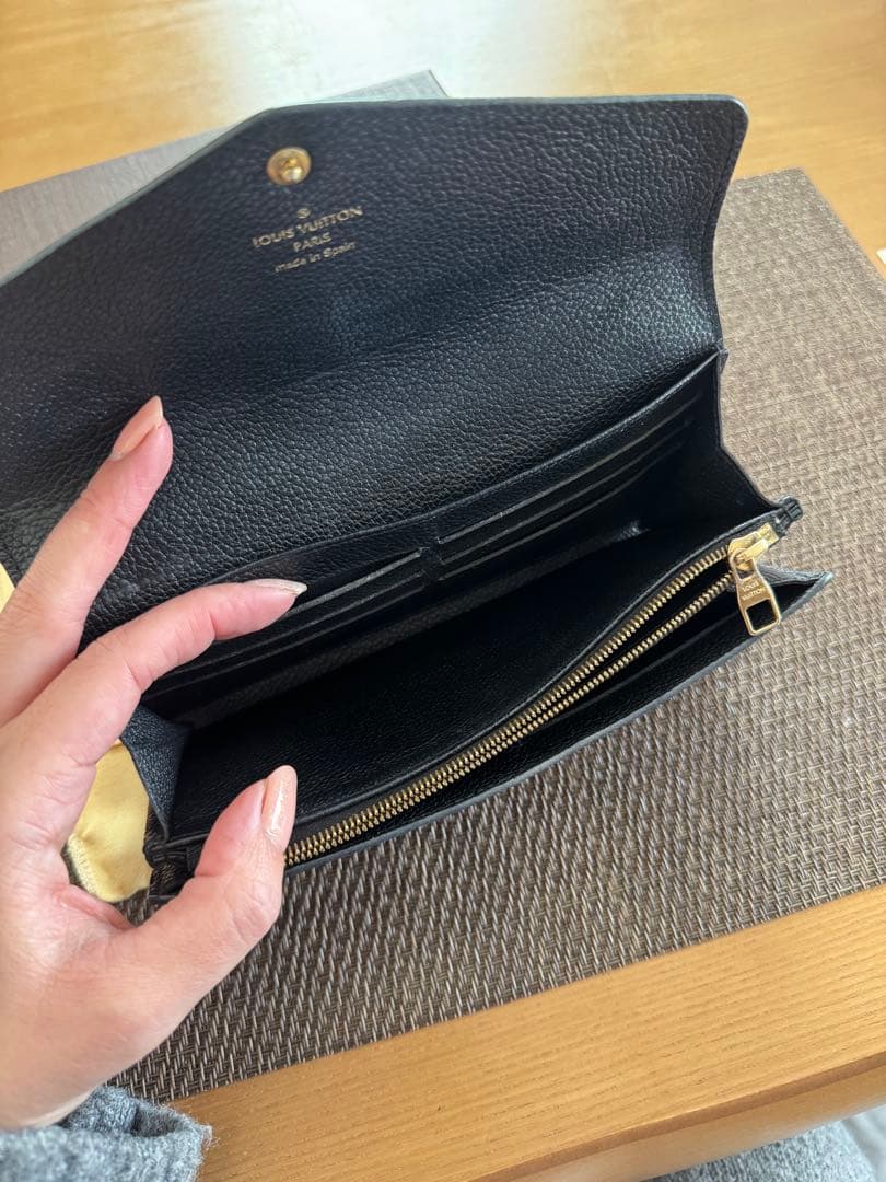 LOUIS VUITTON モノグラム アンプラント　ポルトフォイユ・サラ