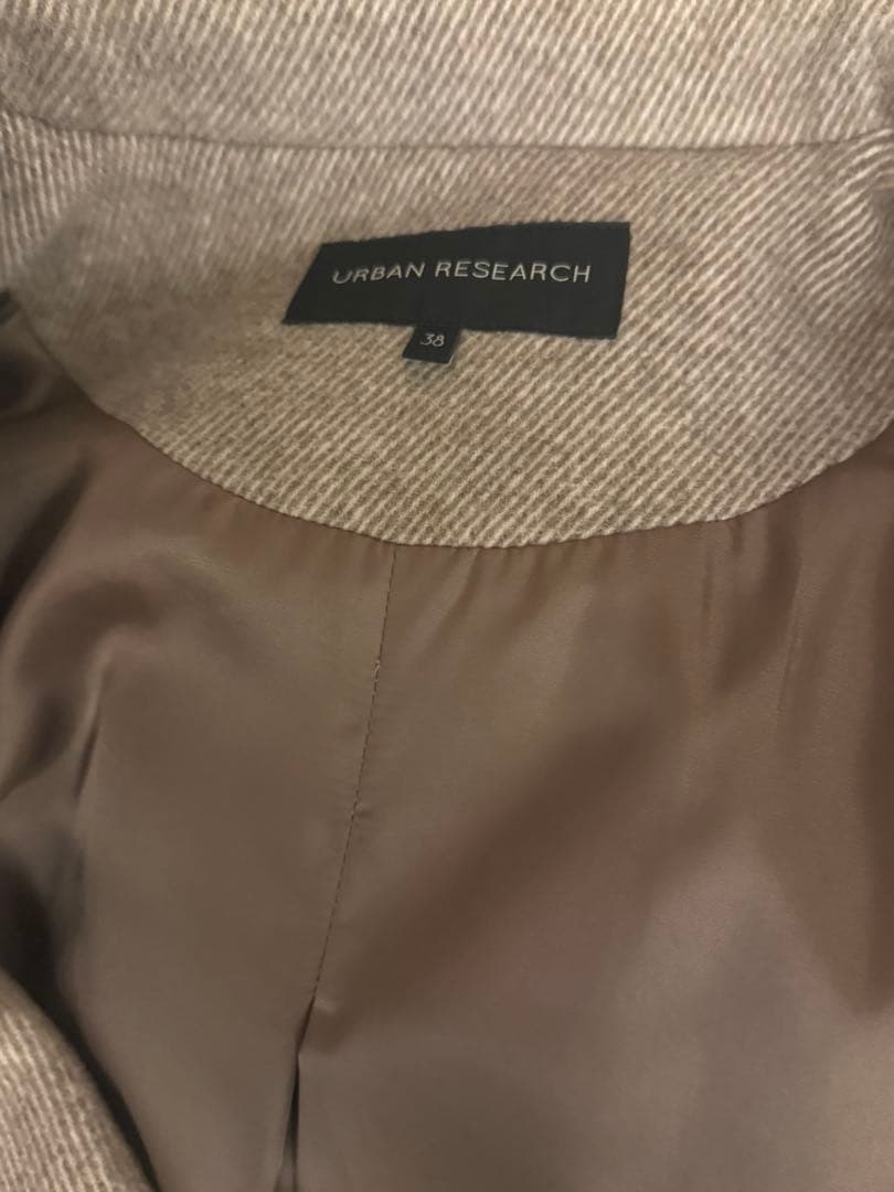 URBAN RESEARCH/ステンカラーロングコート/38