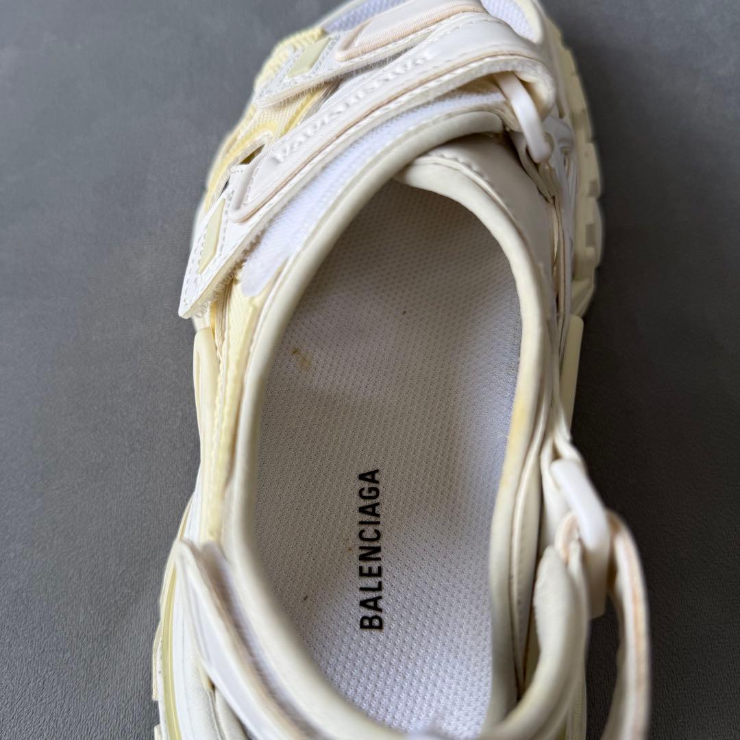 バレンシアガ トラック サンダル 617543 オフホワイト系 35 23cm