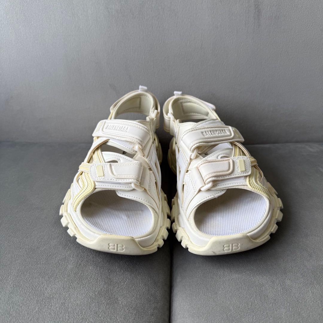 バレンシアガ トラック サンダル 617543 オフホワイト系 35 23cm