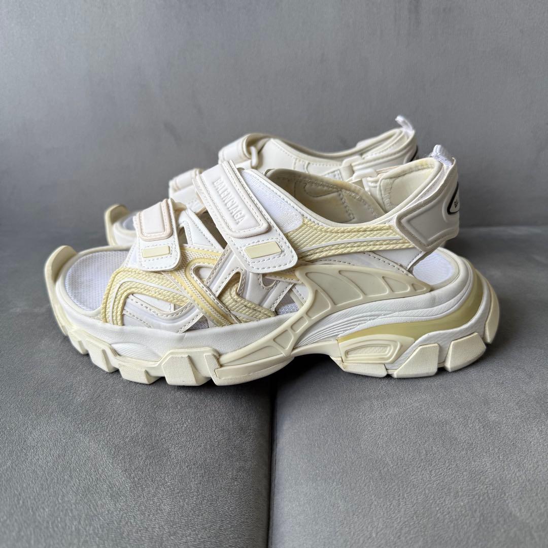 バレンシアガ トラック サンダル 617543 オフホワイト系 35 23cm