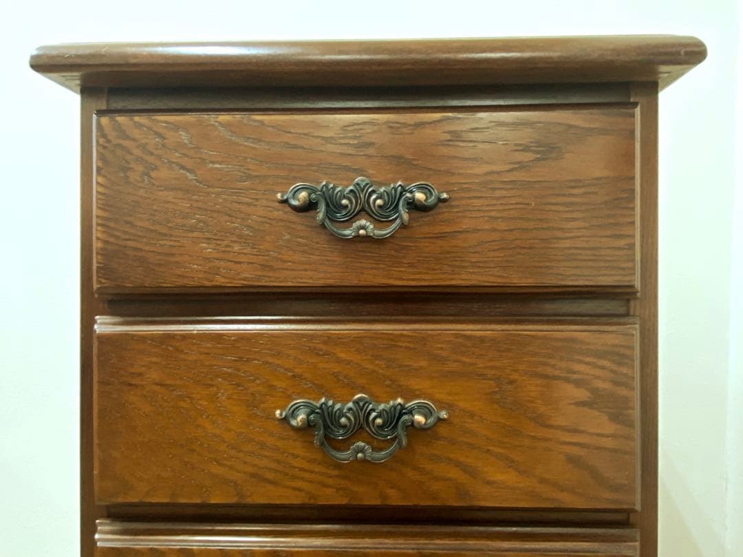 越後民芸 木製 チェスト 箪笥 引き出し 収納 5段