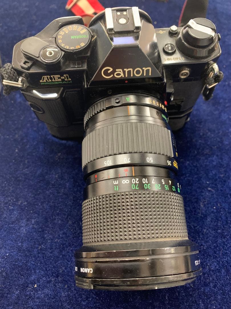 Canon AE-1 一眼レフカメラ 35-105mmレンズ付き