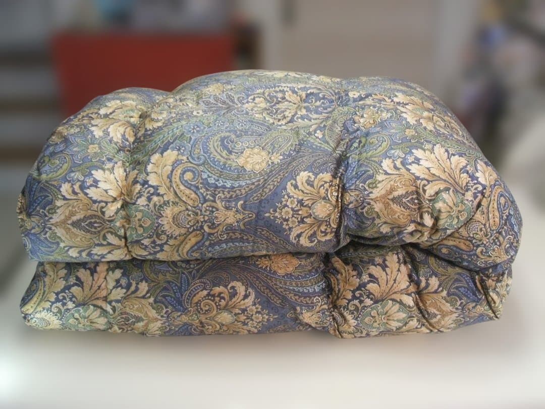 新品＊四つ星エクセル＊フランス増量１，３キロ＊綿１００％羽毛布団（シングル・Ｂ）