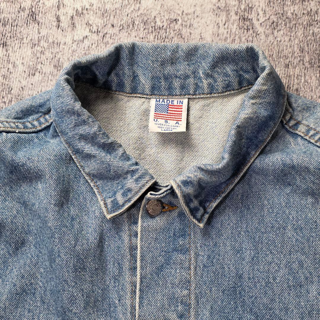 USA製 Jägermeister 刺繍ロゴ デニムジャケット