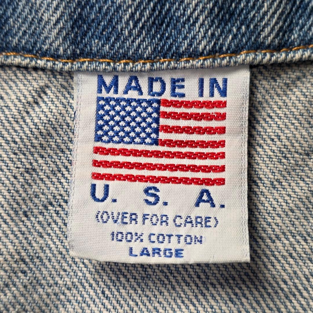 USA製 Jägermeister 刺繍ロゴ デニムジャケット