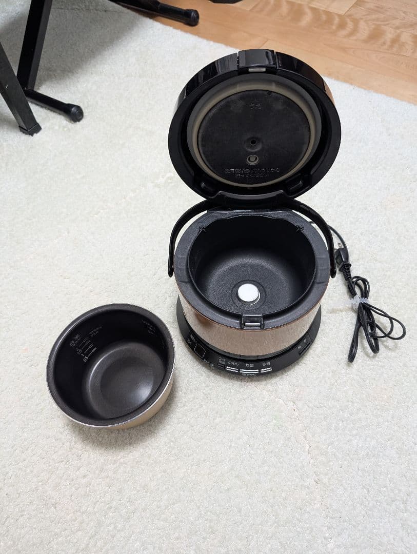 HITACHI 炊飯器2合炊き　RZ-TS203M