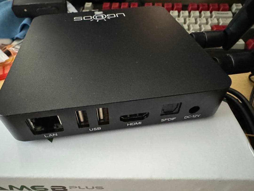 Android TVBOX UGOOS AM6B+ ドルビービジョンプレーヤー