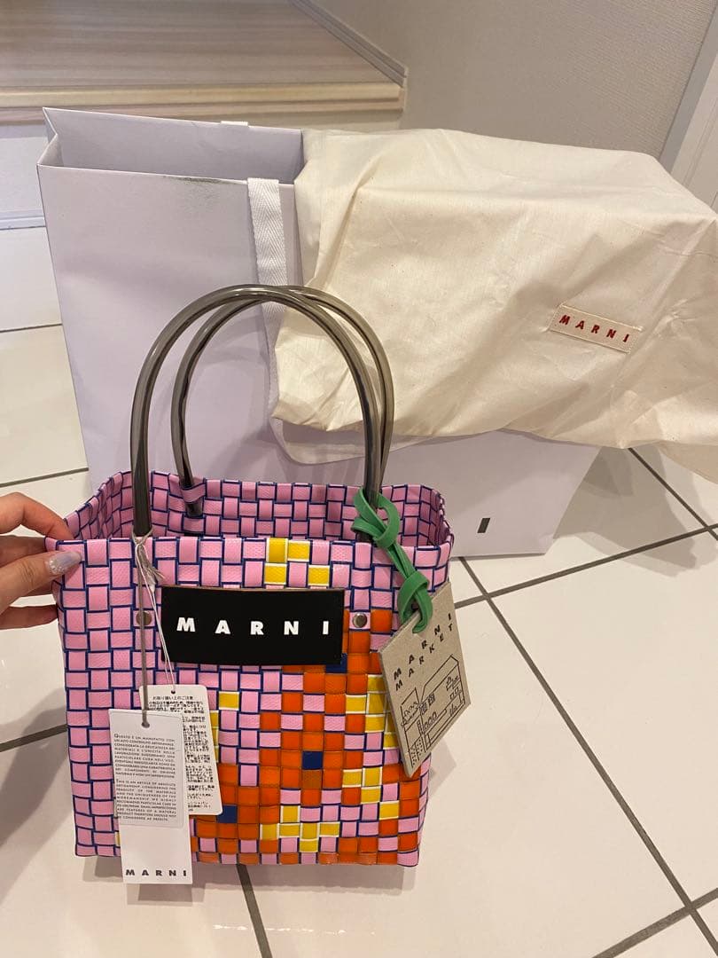MARNI かごバッグ カラフル