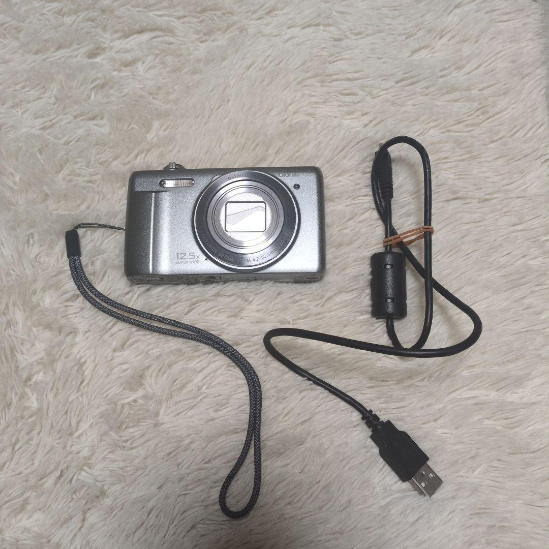 OLYMPUS STYLUS シルバー VR-370 コンパクトデジタルカメラ