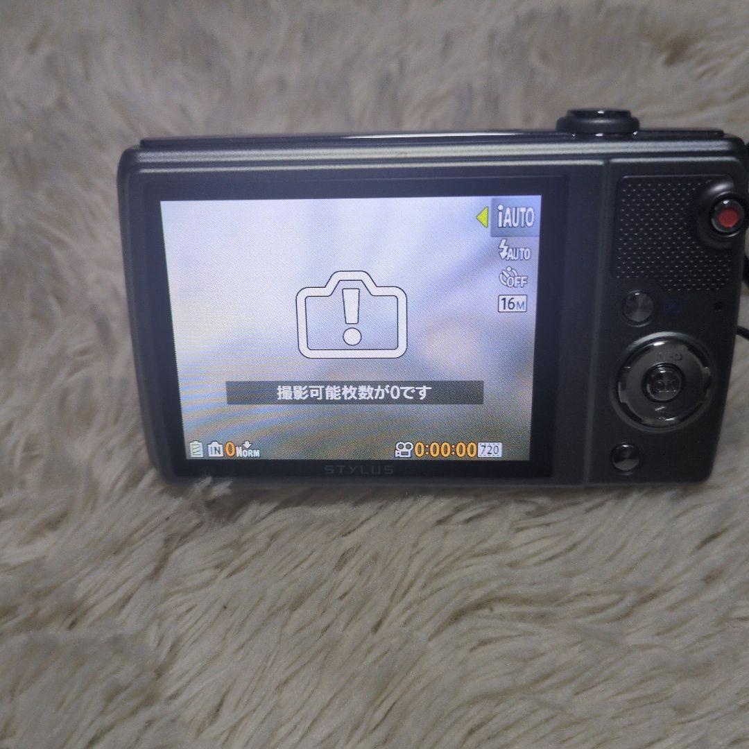 OLYMPUS STYLUS シルバー VR-370 コンパクトデジタルカメラ