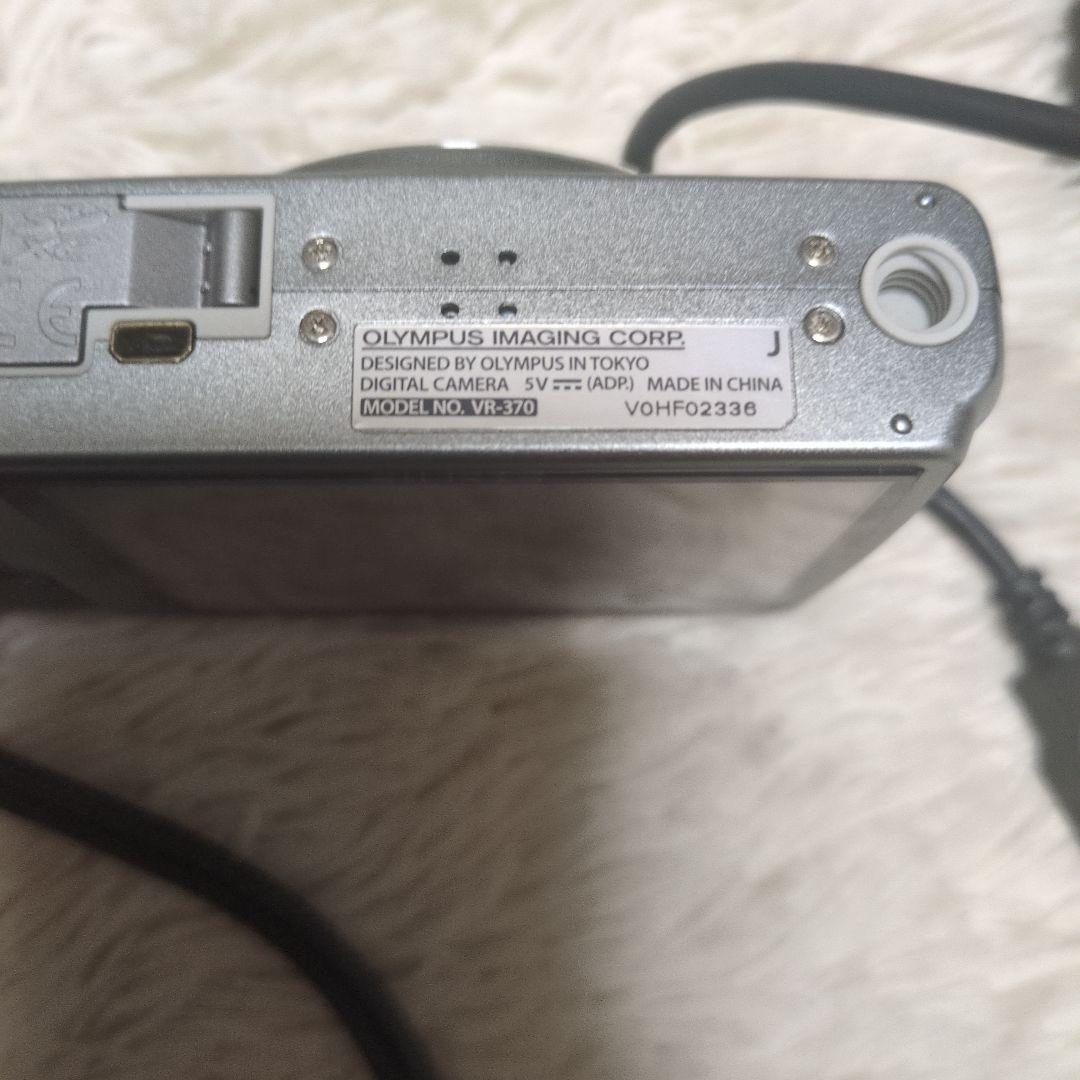 OLYMPUS STYLUS シルバー VR-370 コンパクトデジタルカメラ