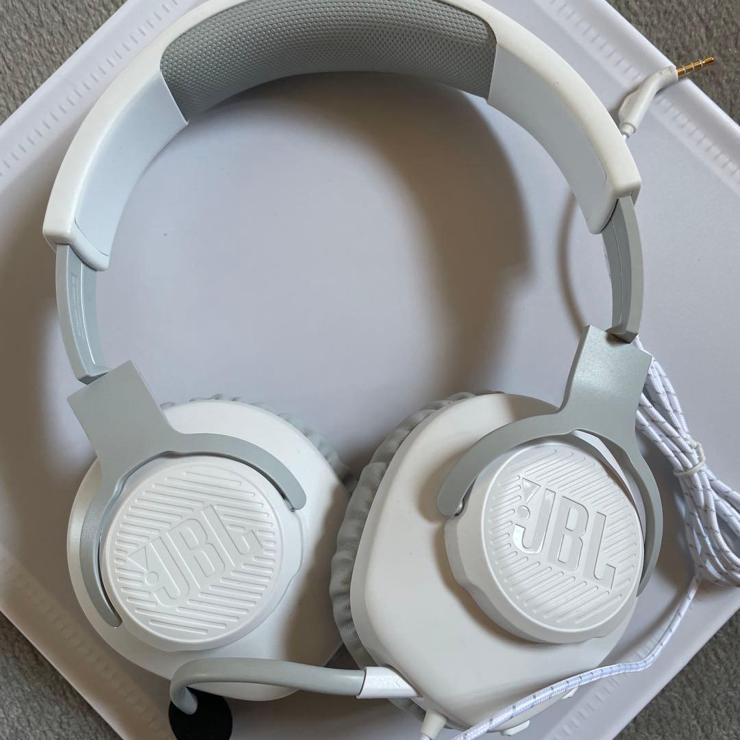 JBL ゲーミングヘッドセット ホワイト 動作OK